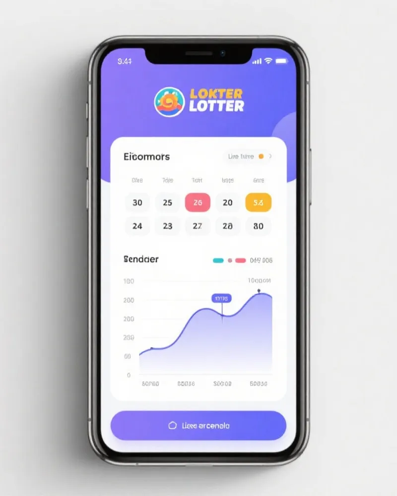 极速快乐8 App在手机上的界面展示